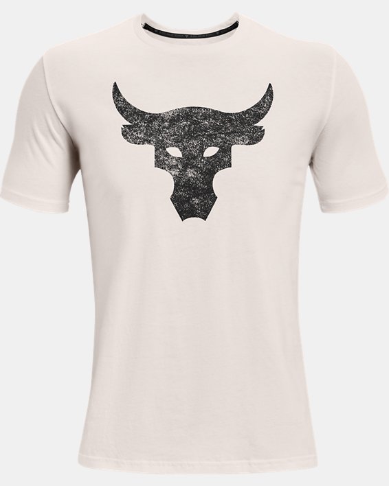 Men's Project Rock Brahma Bull Short Sleeve, White, pdpMainDesktop image number 4